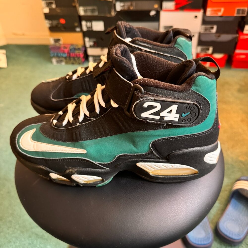 Nike - Air Griffey Max - Black/Multi-Color-Fresh Water - Size 8.5